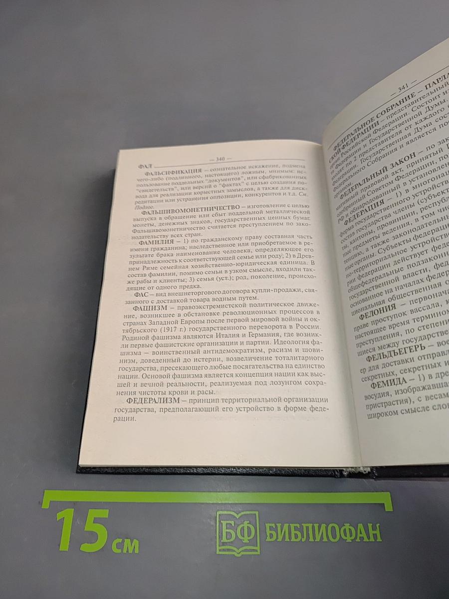 Краткий словарь юридических терминов для учащихся