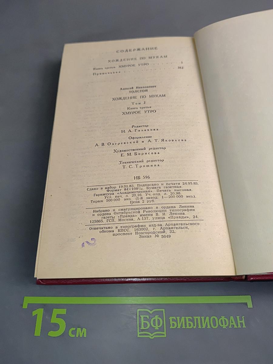 Хождение по мукам. Книга третья. Хмурое утро