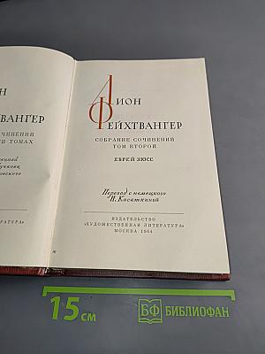 Еврей Зюсс. Собрание сочинений. Том второй