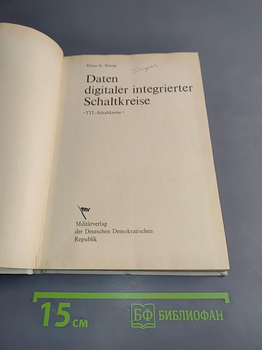 Daten digitaler integrierter Schaltkreise