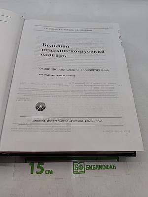 Большой итальяно-русский словарь