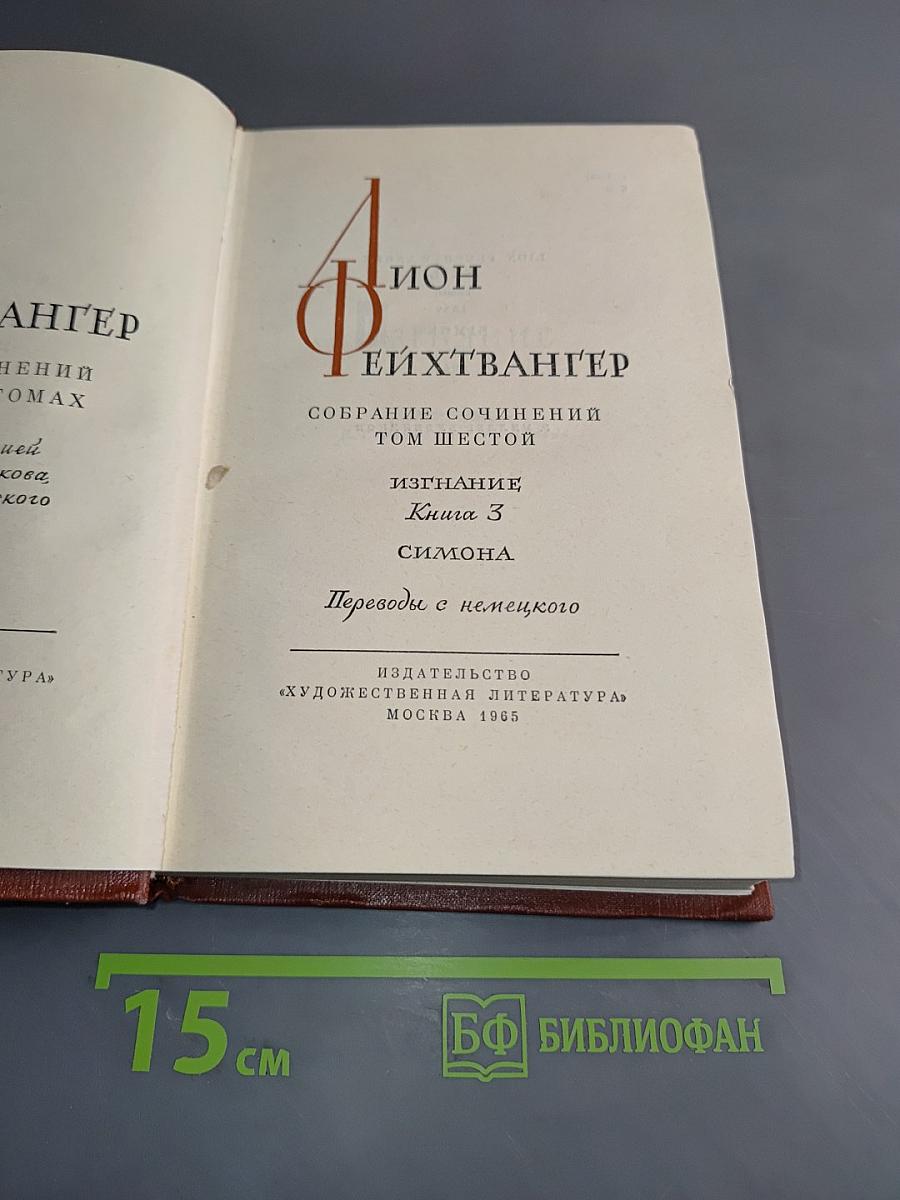 Симона. Собрание сочинений в том шестом. Книга 3