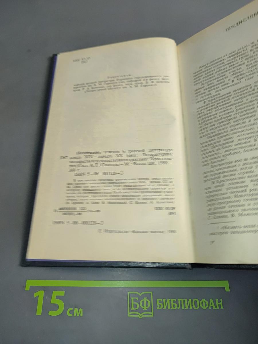Поэтические течения в русской литературе конца XIX – начала XX века. Хрестоматия