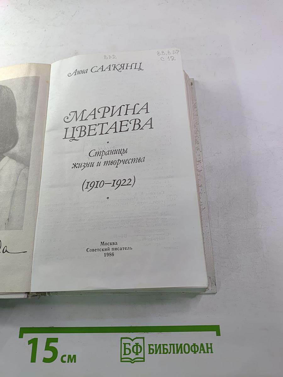 Марина Цветаева. Страницы жизни и творчества (1910-1922)