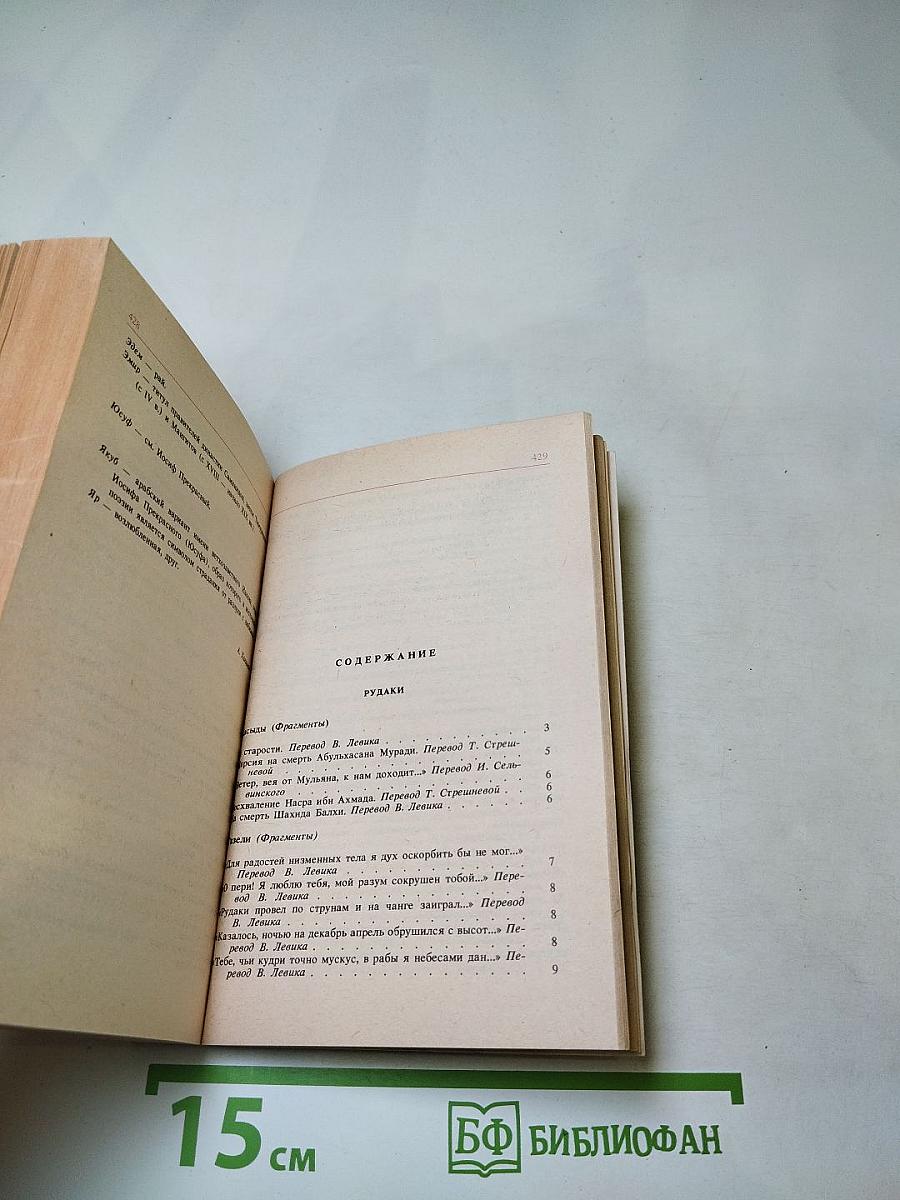 Лирика. Из персидско-таджикской поэзии