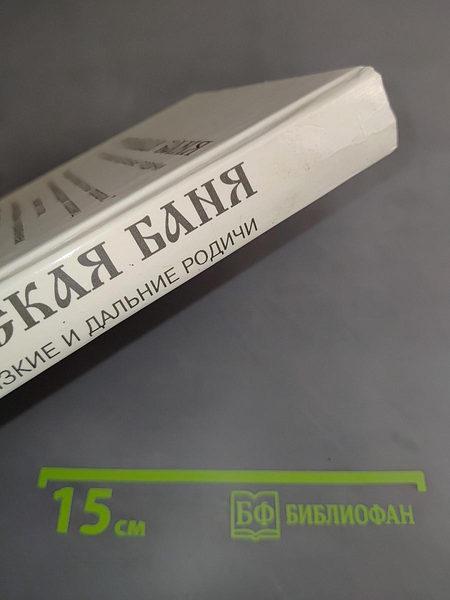 Русская баня: ее близкие и дальние родичи