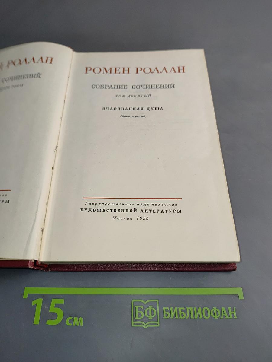 Собрание сочинений. Том девятый. Очарованная душа. Книга третья