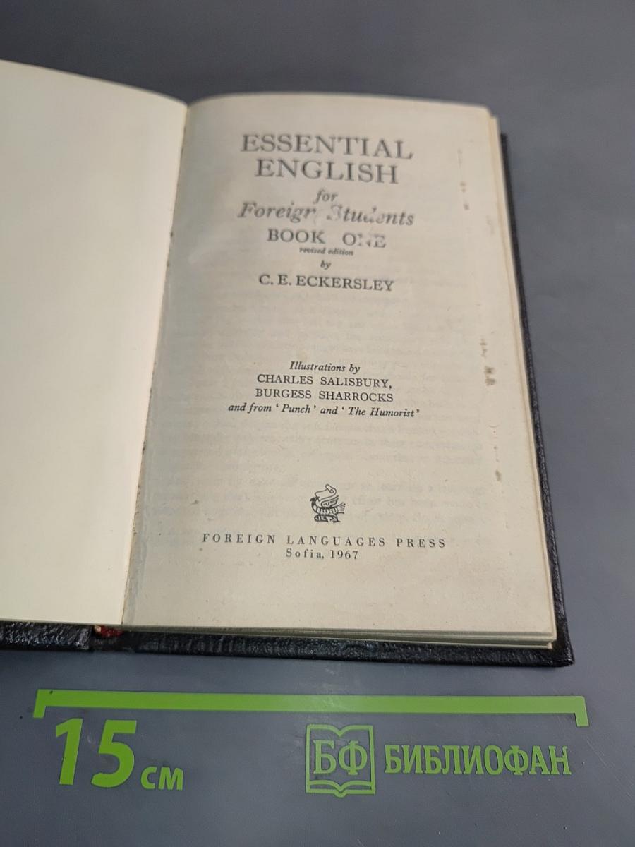 Essential English for Foreign Students Book 1