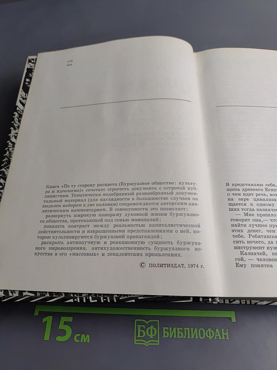 По ту сторону расцвета. Буржуазное общество: культура и идеология