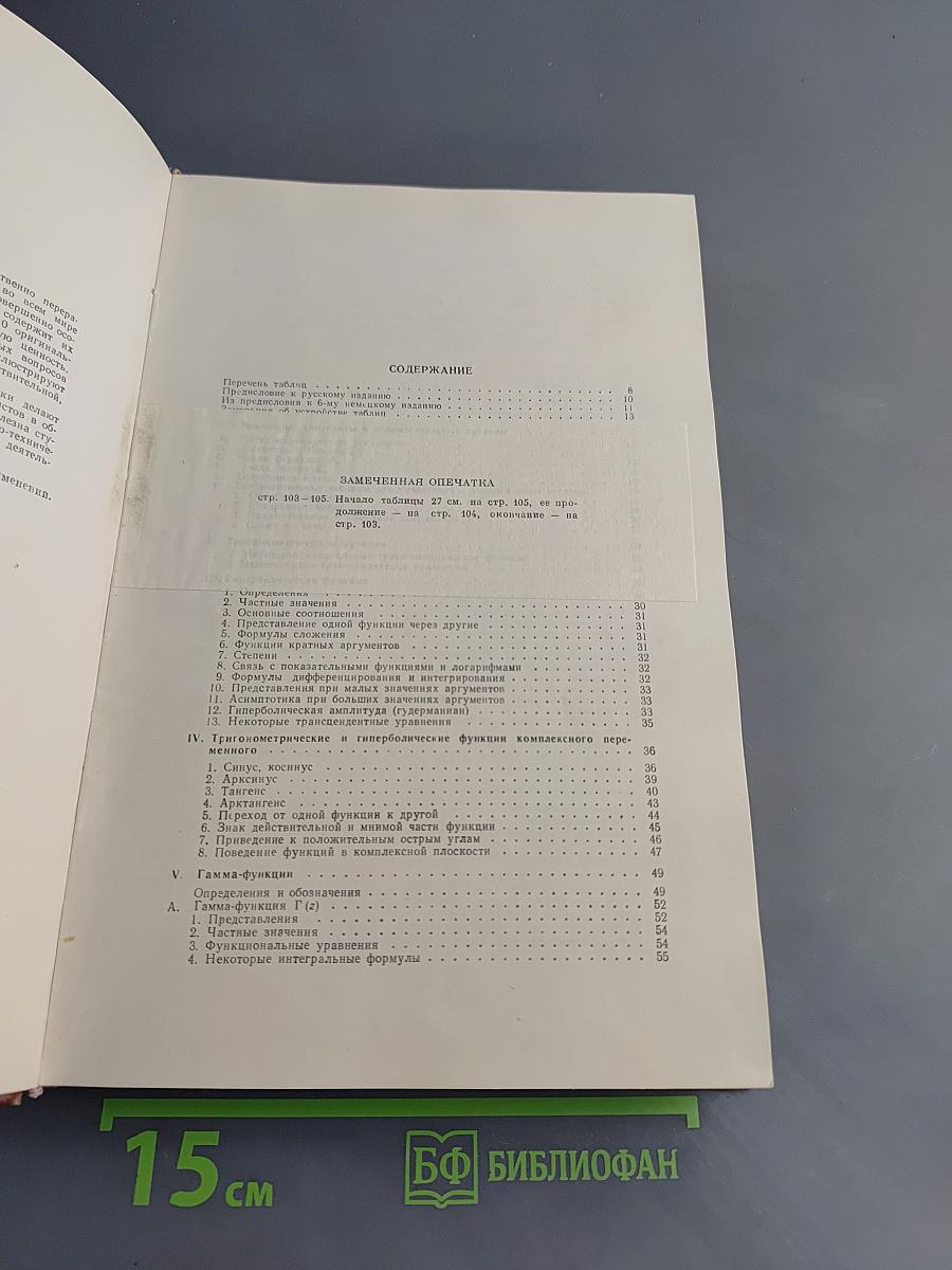 Специальные функции. Формулы, графики, таблицы