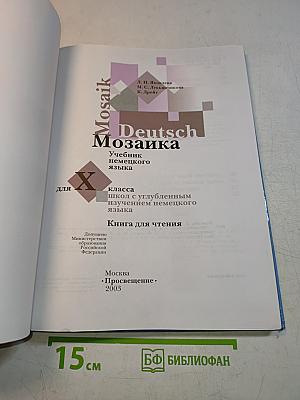 Deutsch. Мозаика. Учебник немецкого языка. Книга для чтения. 10 класс