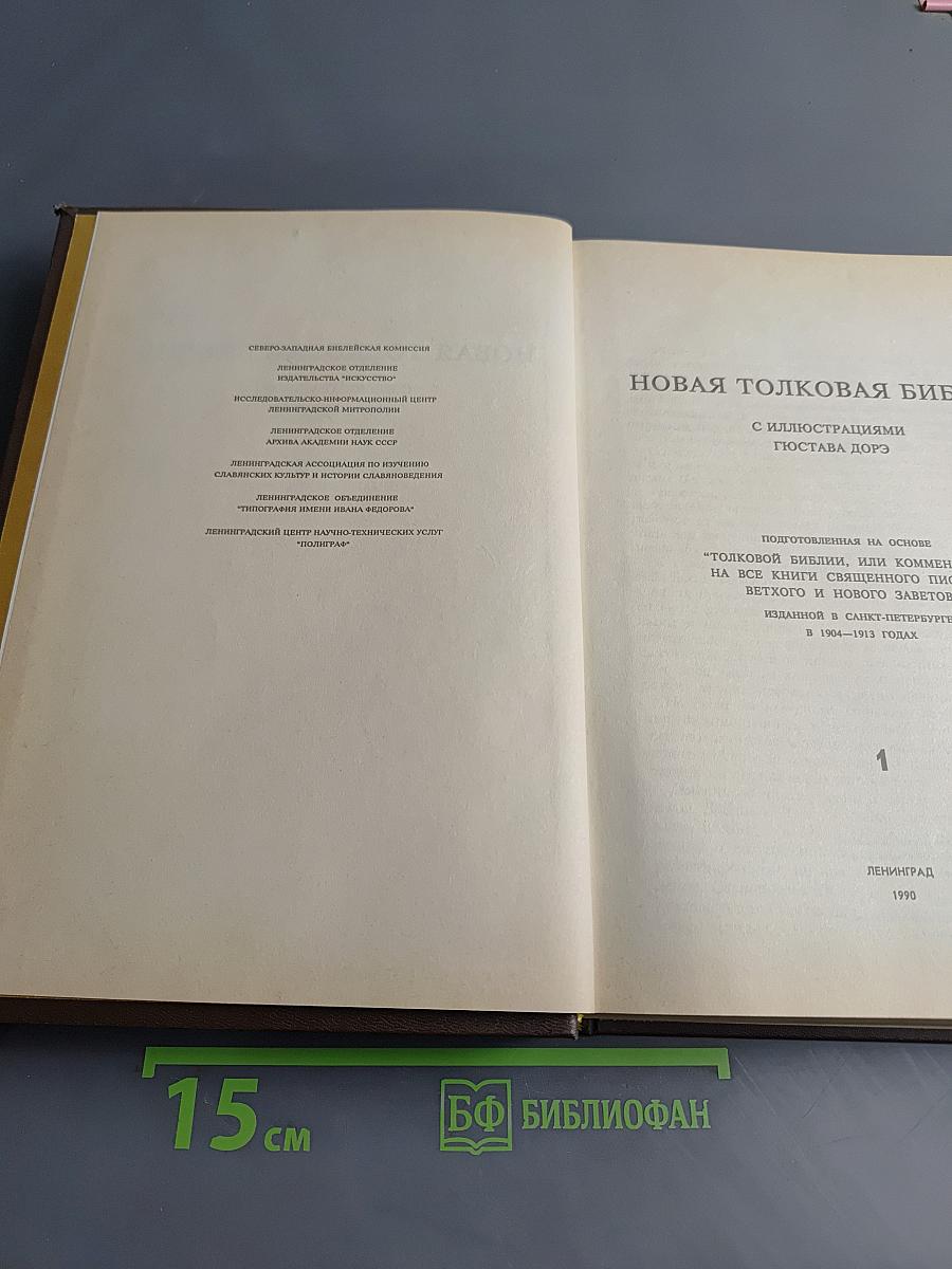 Новая толковая Библия. В 12 томах. Том 1