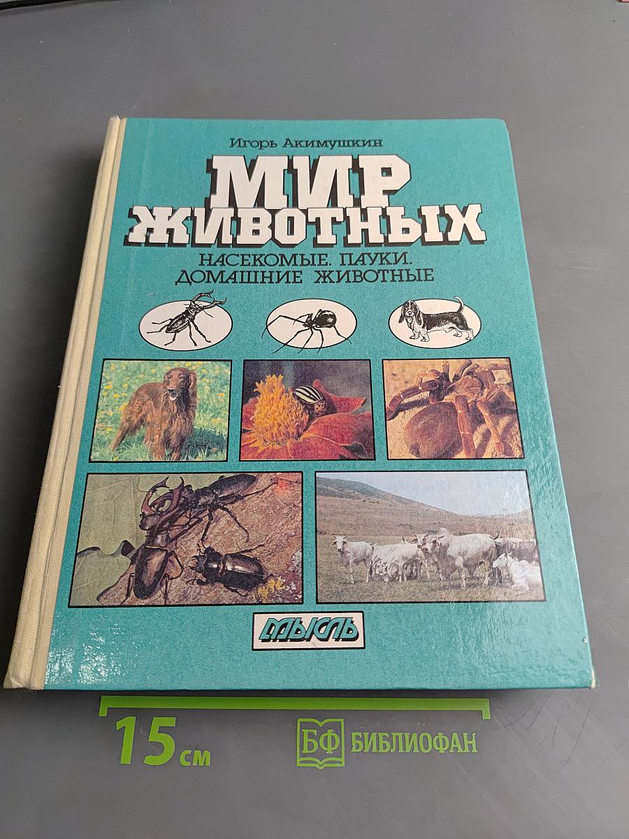 Мир животных. Насекомые, пауки, домашние животные