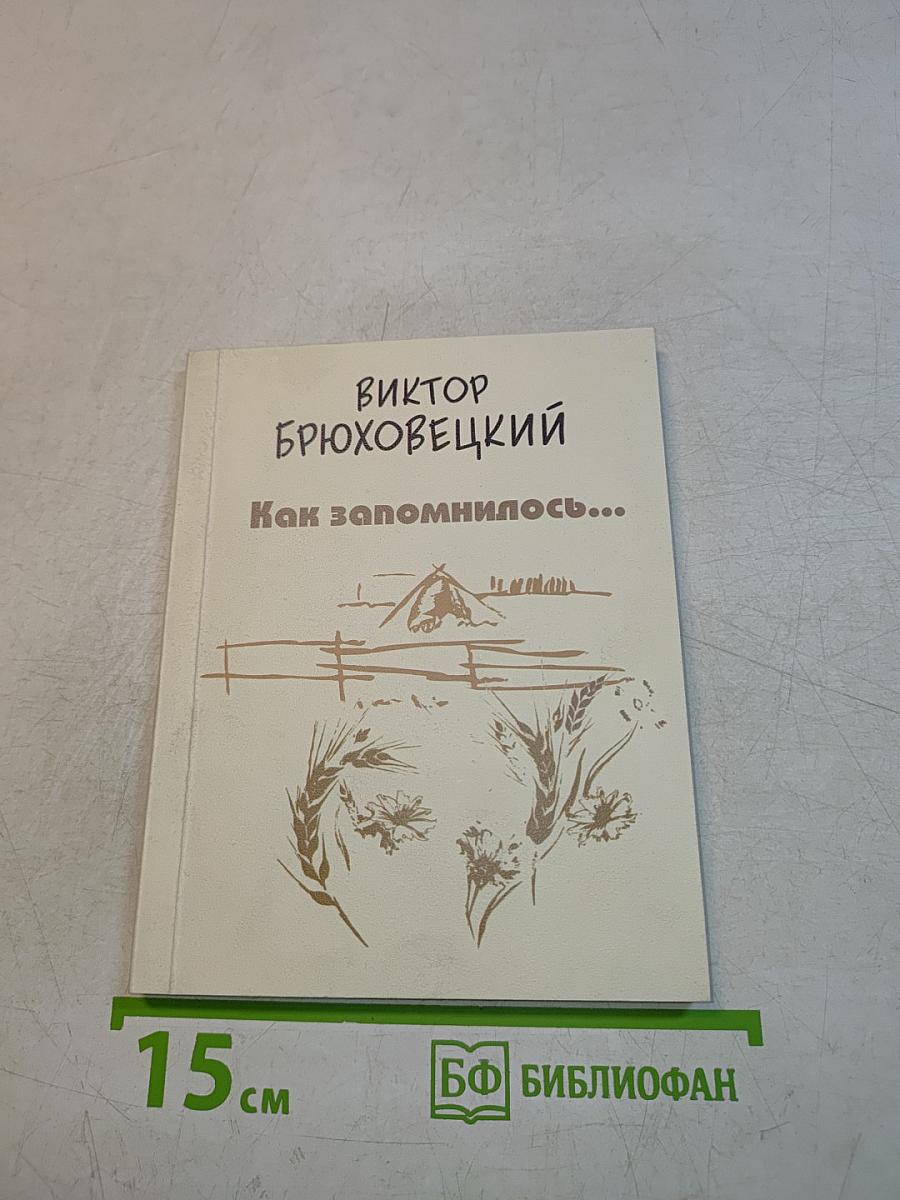 Как запомнилось...