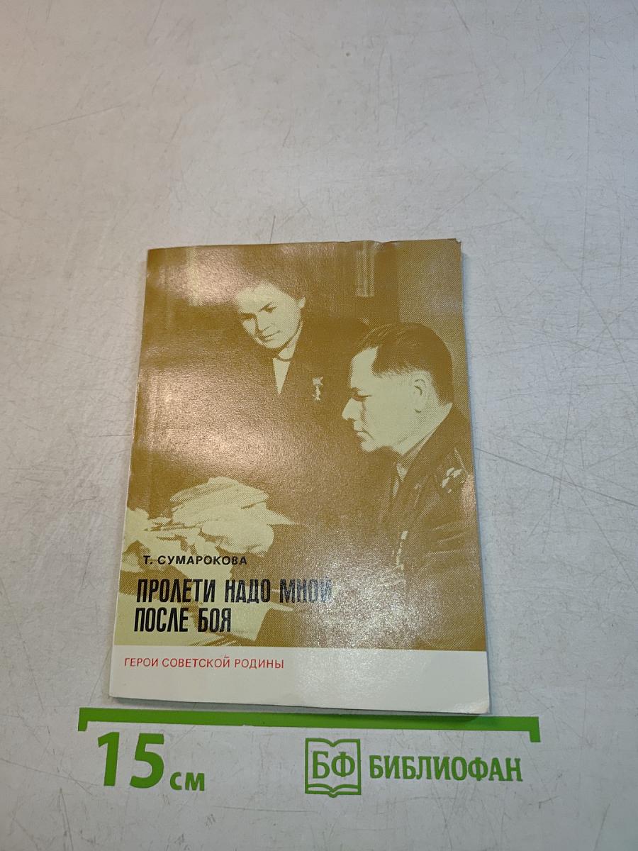 Пролети надо мной после боя