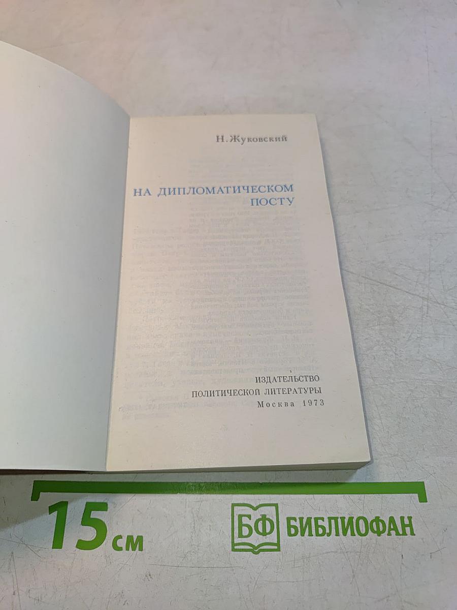 На дипломатическом посту