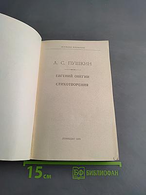 Евгений Онегин. Стихотворения