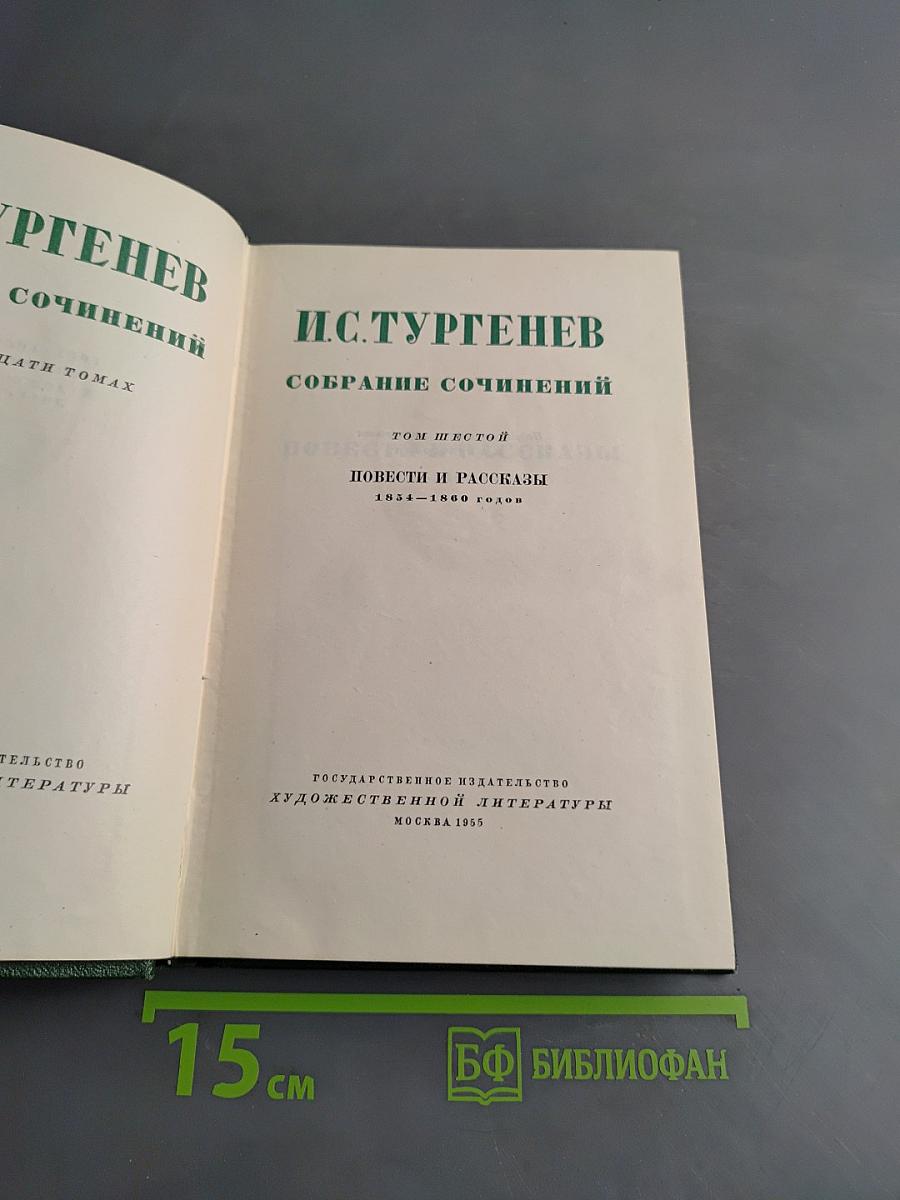 Собрание сочинений. Том шестой. Повести и рассказы 1854-1860 годов