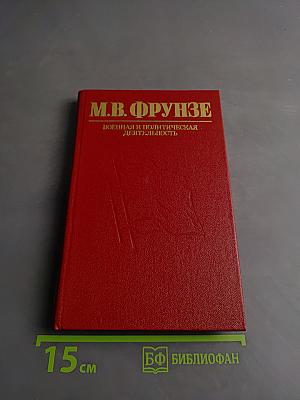 М.В. Фрунзе. Военная и политическая деятельность