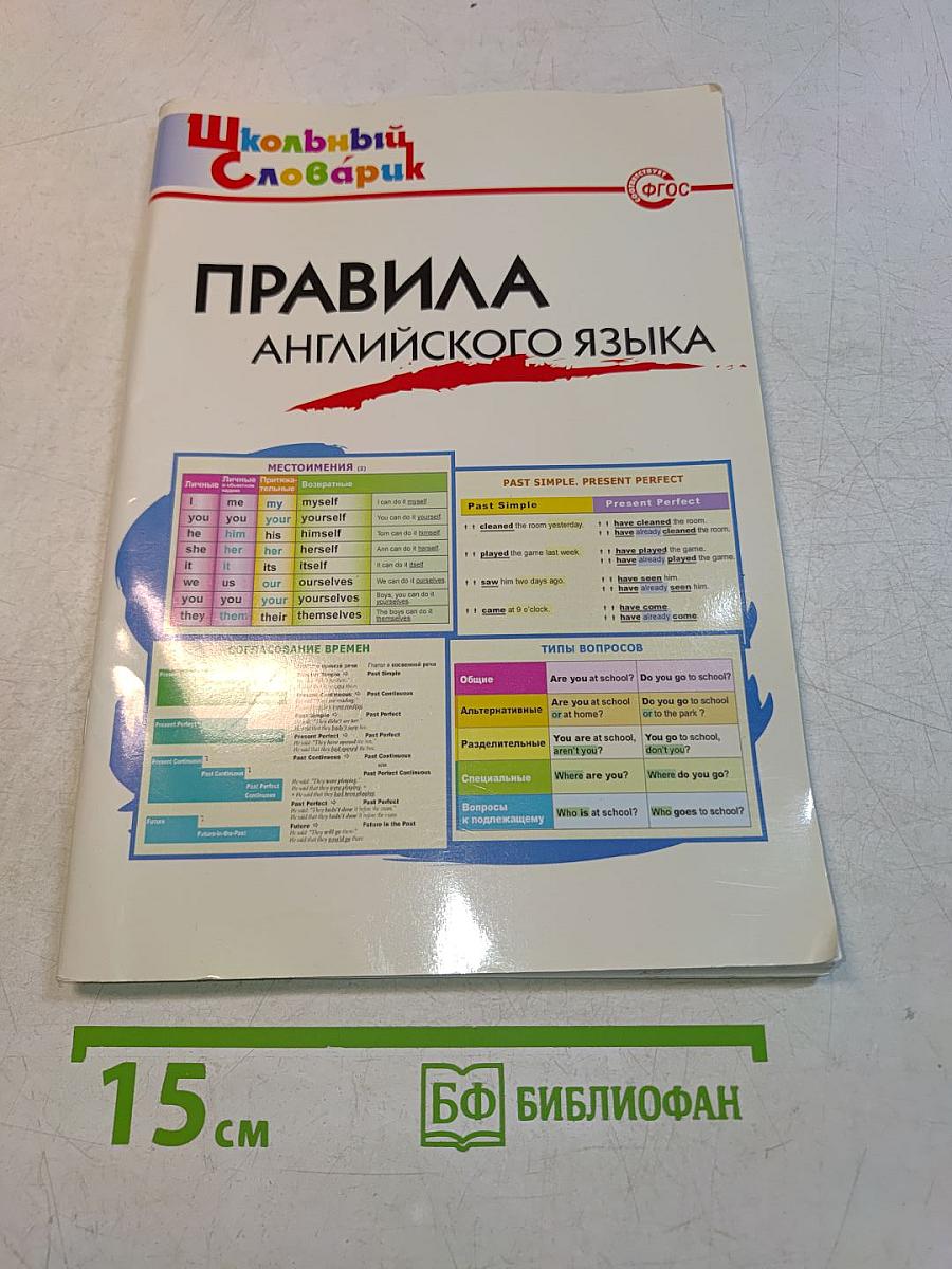 Правила английского языка. Начальная школа