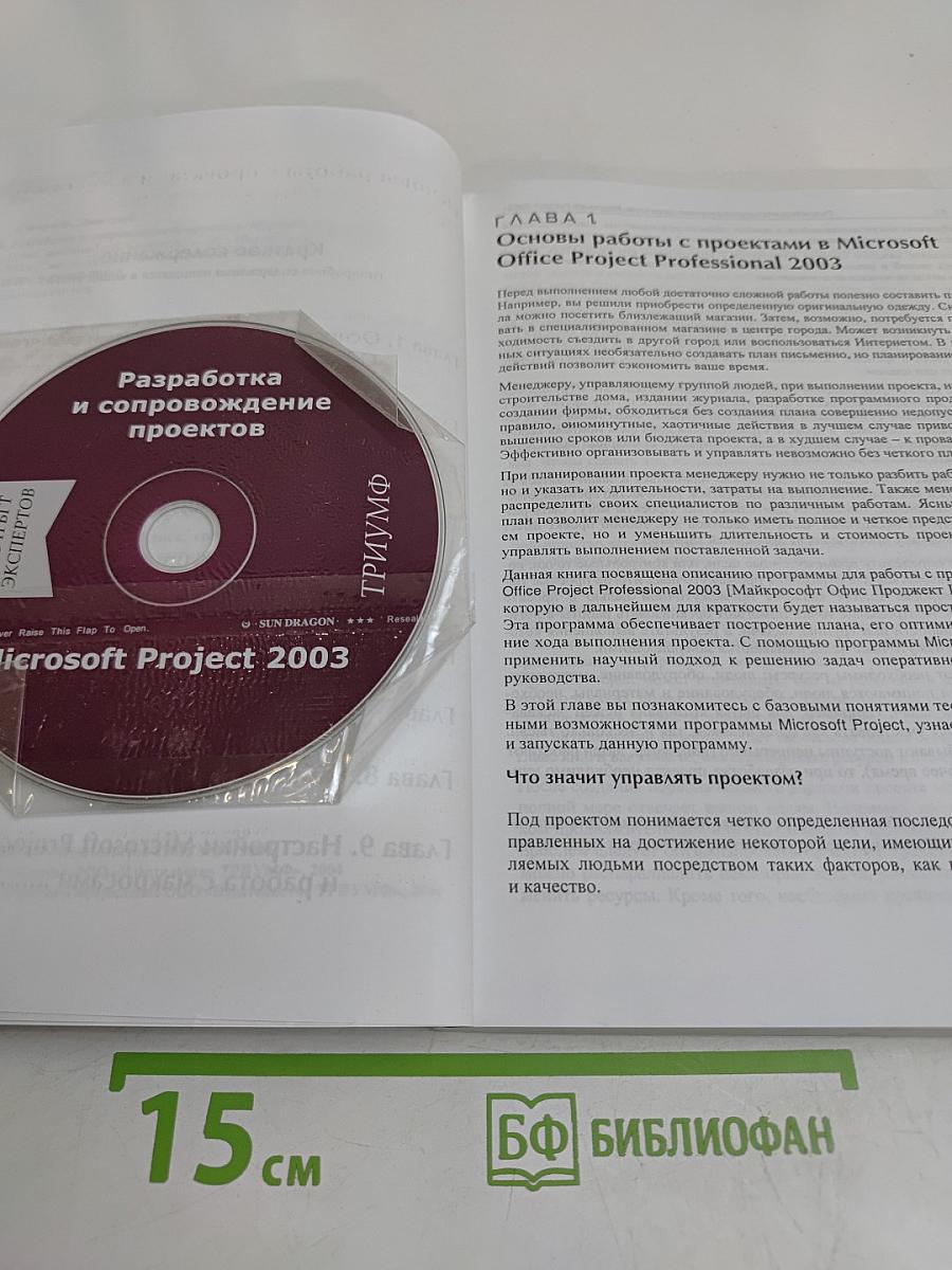 Разработка и сопровождение проектов Microsoft Project 2003