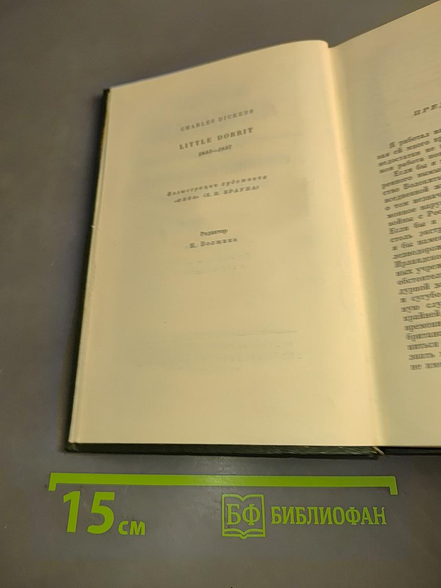 Собрание сочинений. Том двадцатый. Крошка Доррит. Книга первая