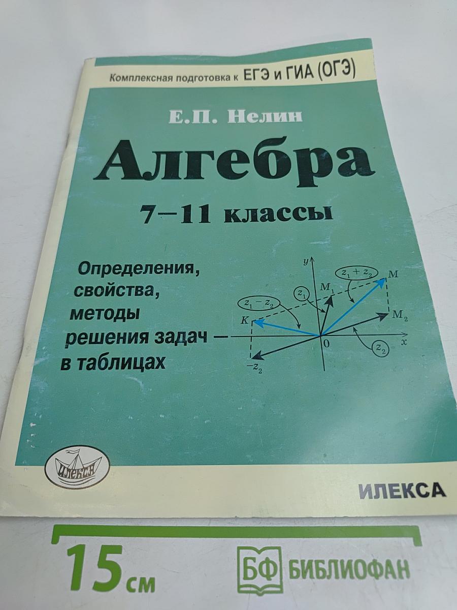 Алгебра 7-11 классы. Определения, свойства, методы решения задач в таблицах
