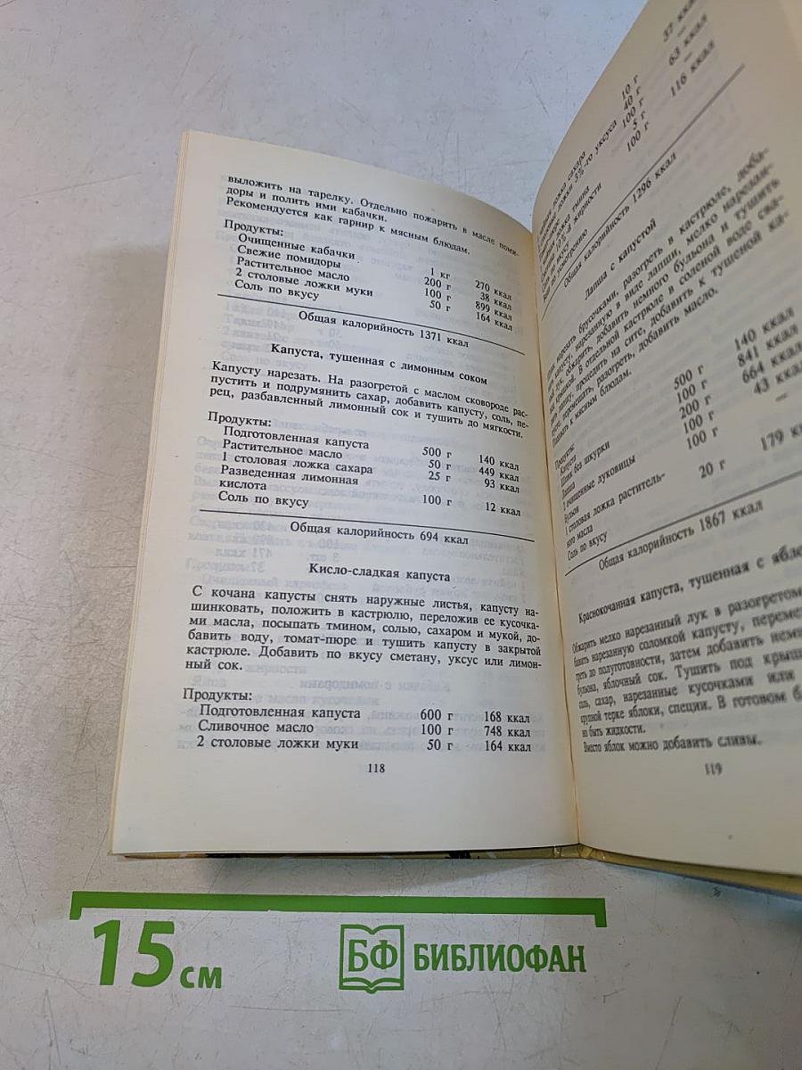 Блюда из субпродуктов в калориях