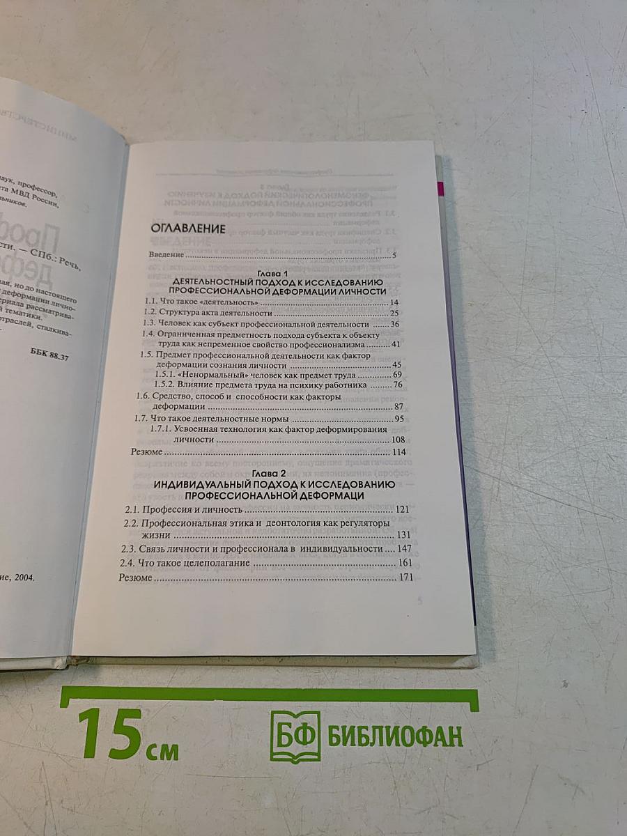 Профессиональная деформация личности
