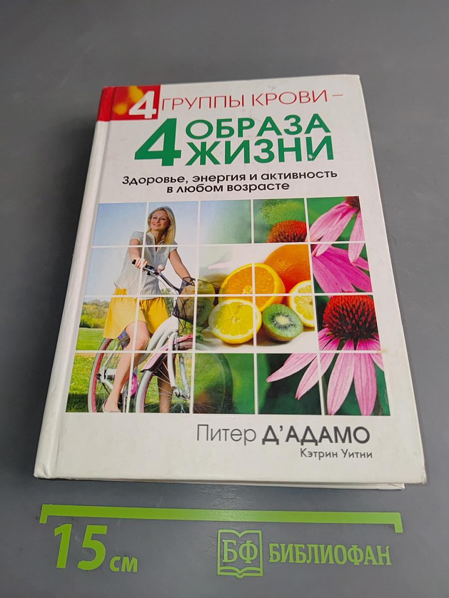 4 группы крови - 4 образа жизни