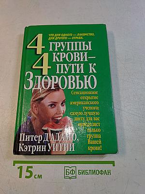 4 группы крови – 4 пути к здоровью