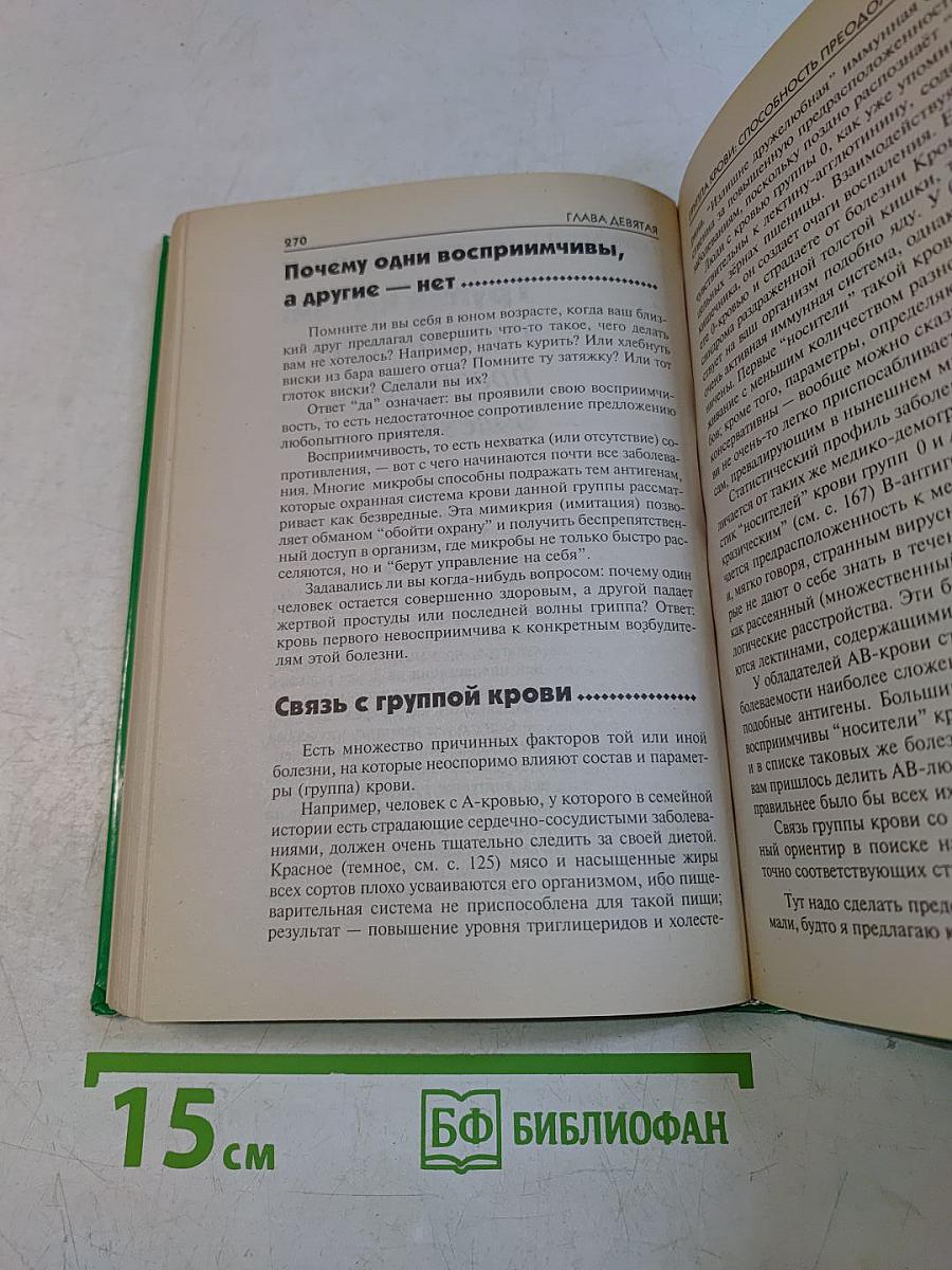 4 группы крови – 4 пути к здоровью