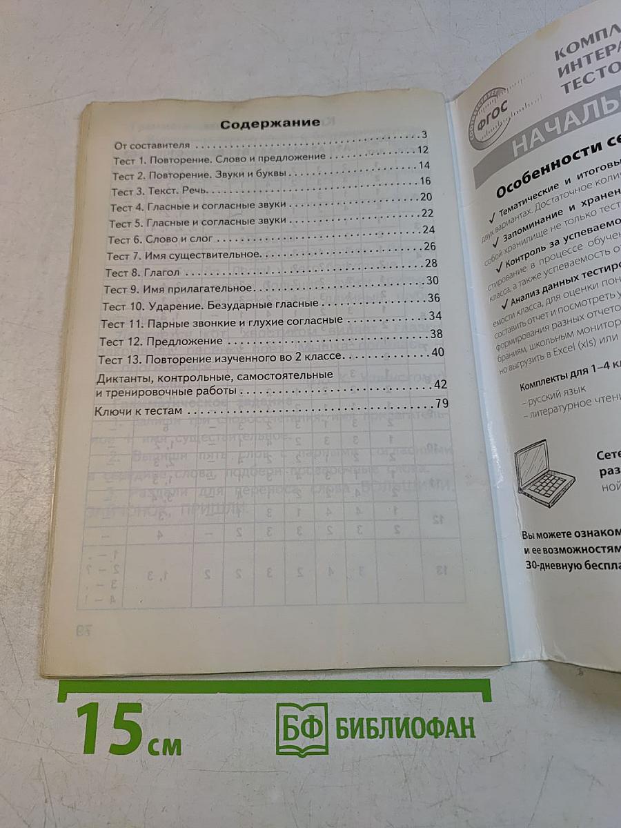 Русский язык. Контрольно-измерительные материалы. 2 класс