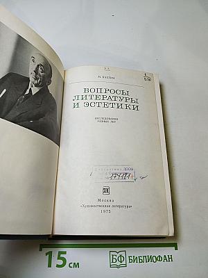 Вопросы литературы и эстетики