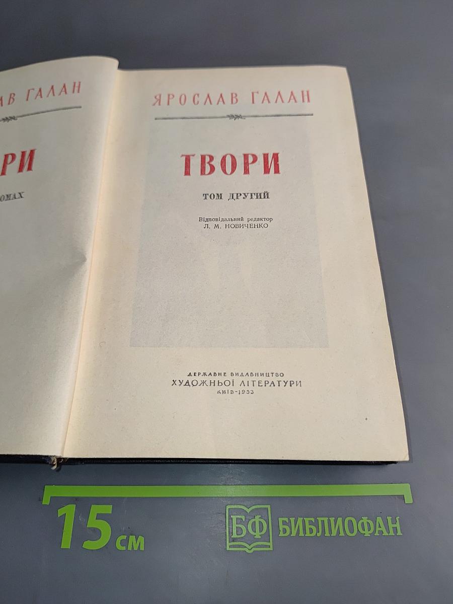 Твори. Том другий