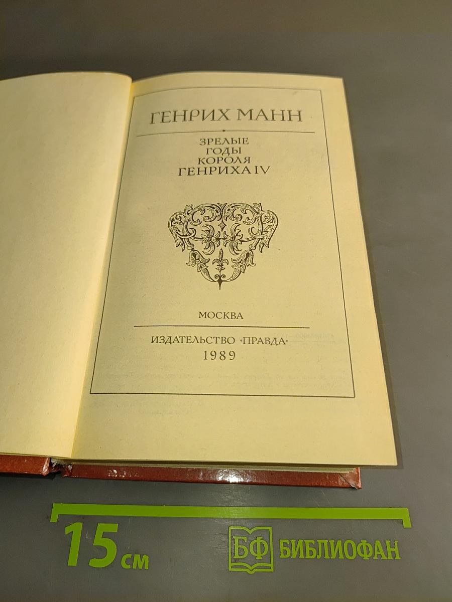 Зрелые годы короля Генриха IV