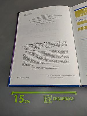 Право и экономика. Учебное пособие для 10-11 классов школ гуманитарного профиля. Книга 2
