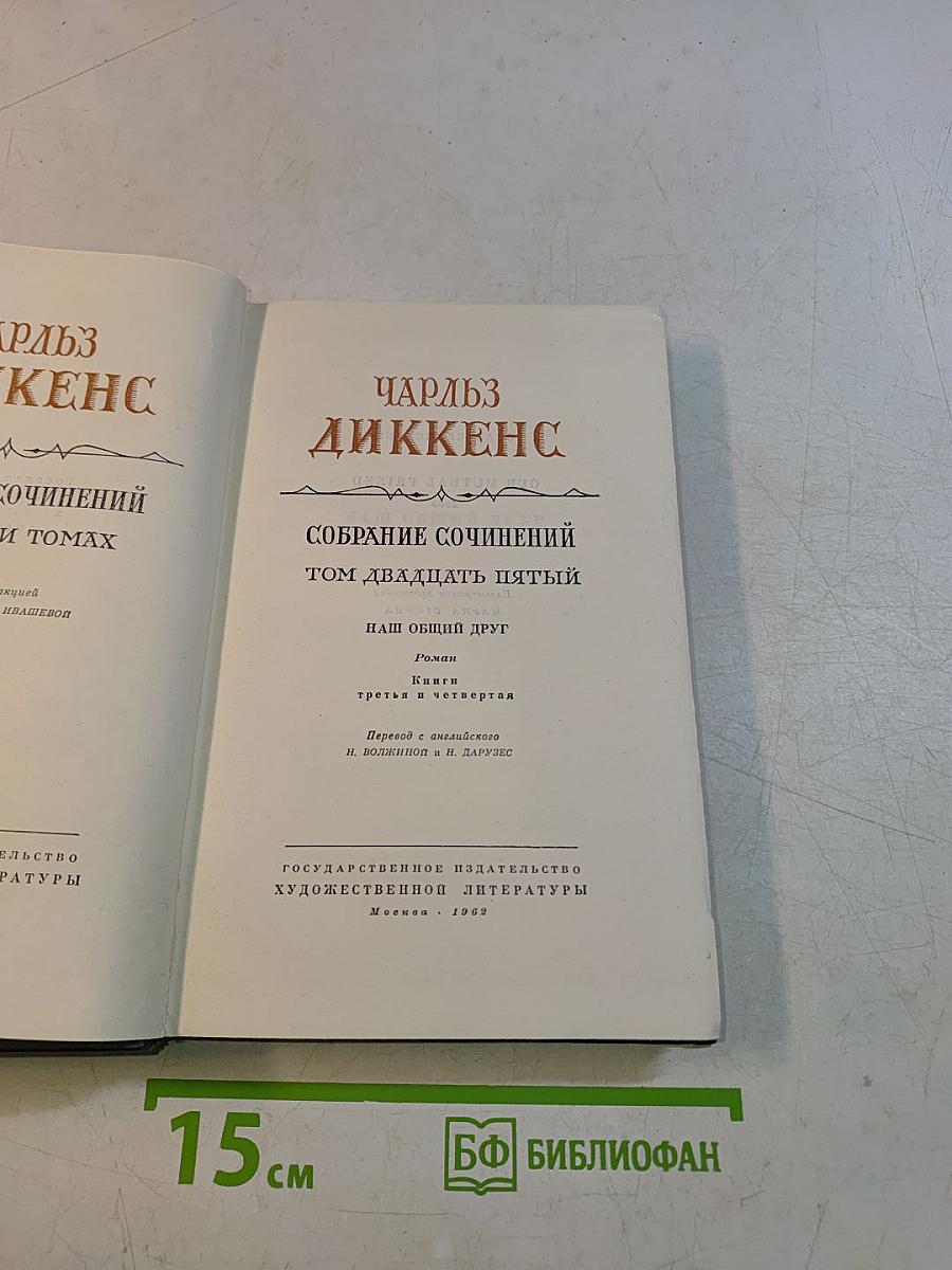 Собрание сочинений. Том двадцать пятый. Наш общий друг