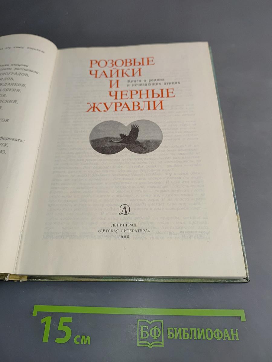 Розовые чайки и черные журавли