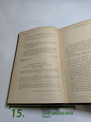 История русской литературы XIX века. 70-90-е годы