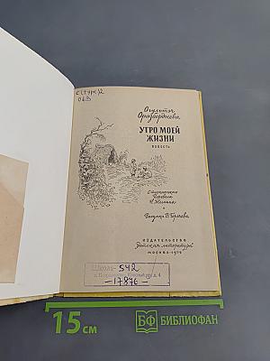 Утро моей жизни