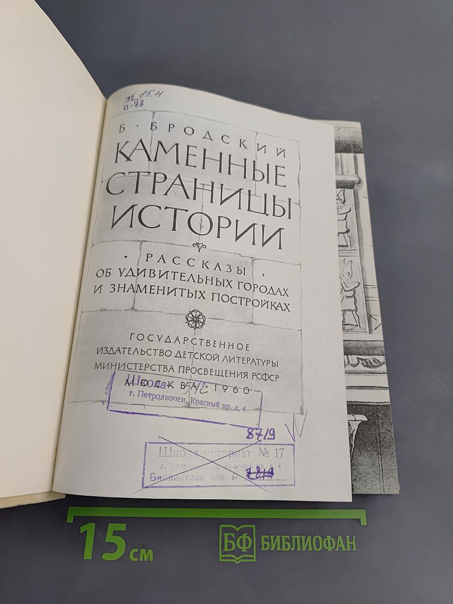 Каменные страницы истории. Рассказы об удивительных городах и знаменитых постройках
