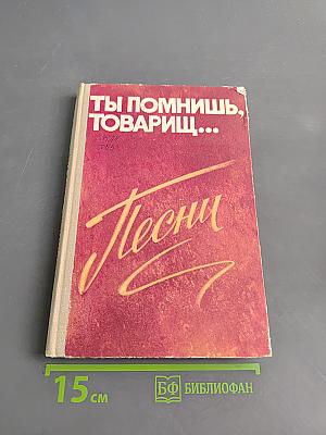 Ты помнишь, товарищ...