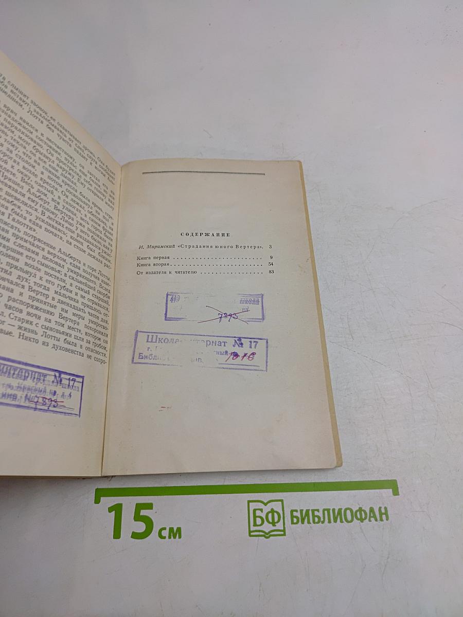 Страдания юного Вертера