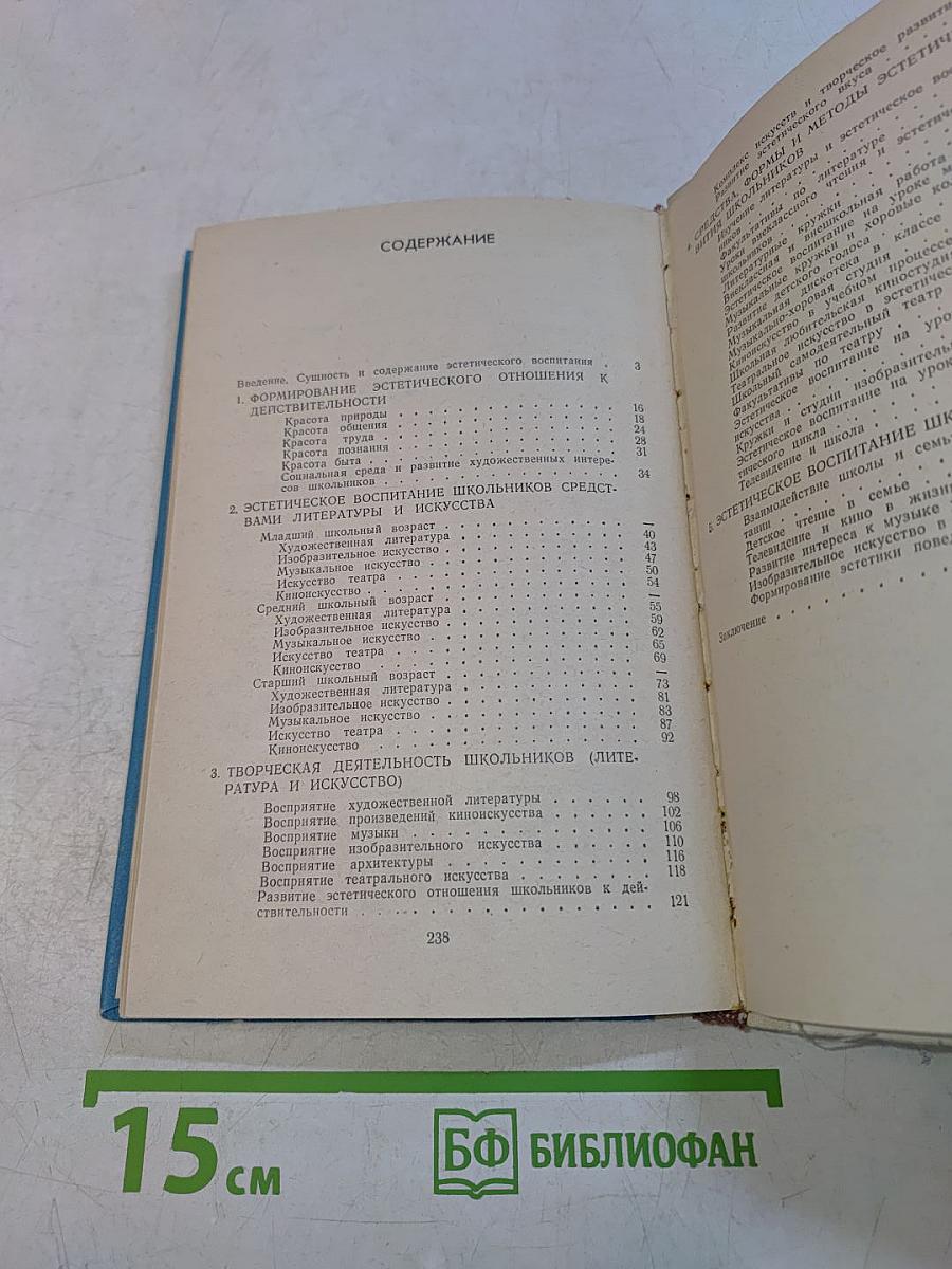 Основы эстетического воспитания