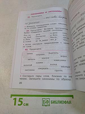 Русский язык. Рабочая тетрадь. 2 класс. Часть 2