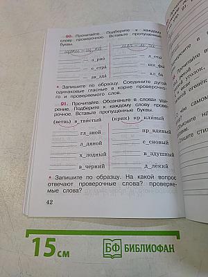 Русский язык. Рабочая тетрадь. 2 класс. Часть 2