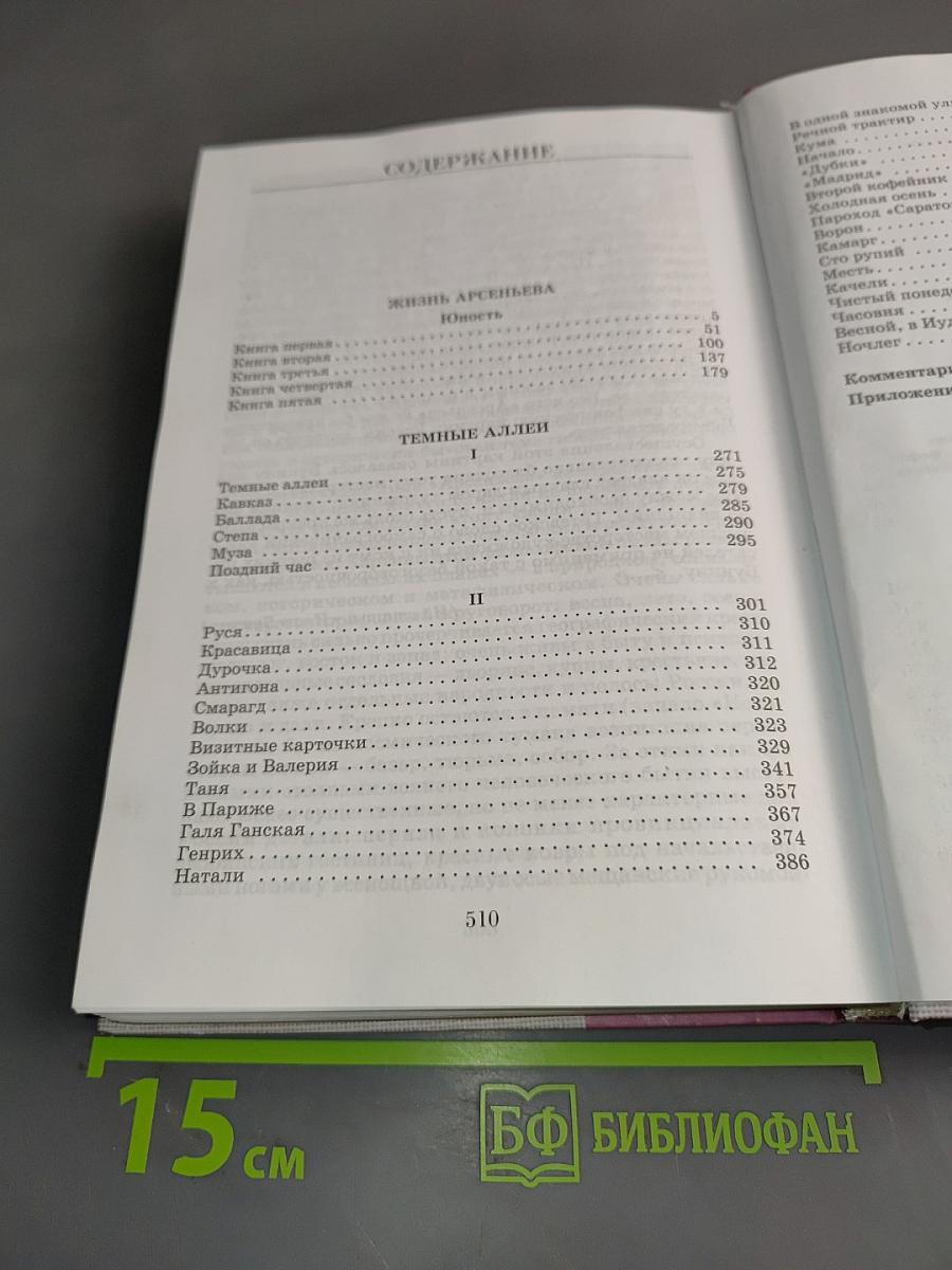 Жизнь Арсеньева. Темные аллеи