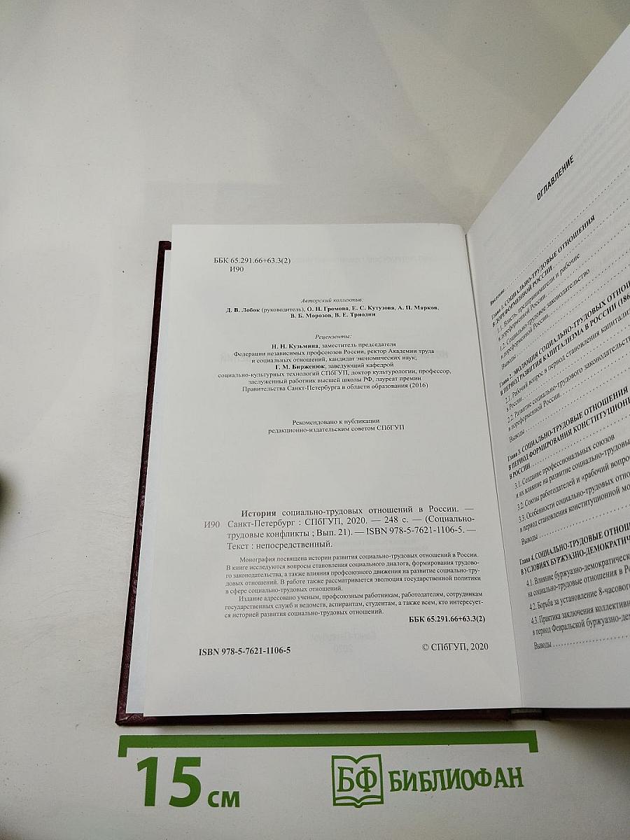 История социально-трудовых отношений в России. Выпуск 21