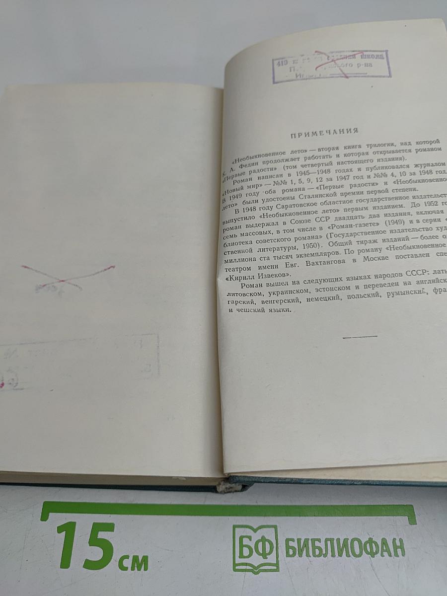 Необыкновенное лето